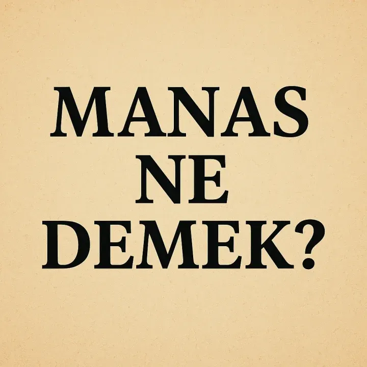 Manas Ne Demek?