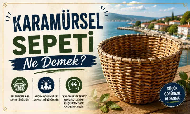 Karamürsel Sepeti Ne Demek?
