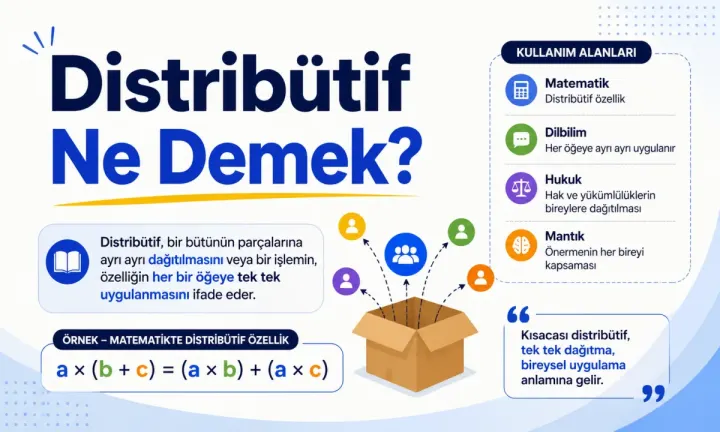 Distribütif Ne Demek?