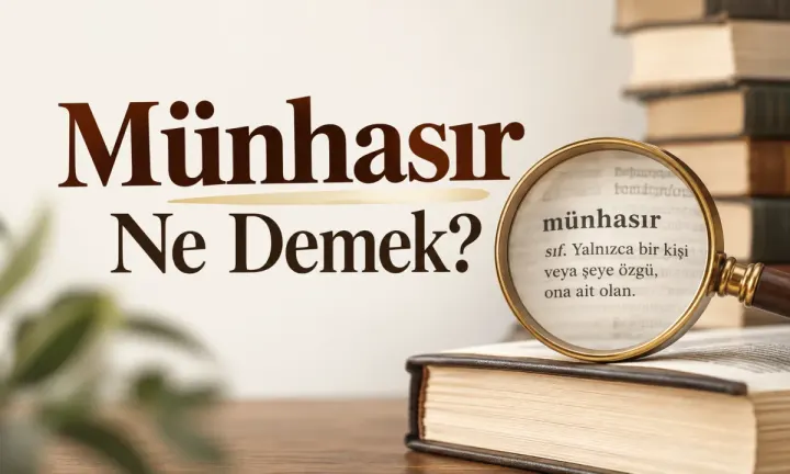 Münhasır Ne Demek?
