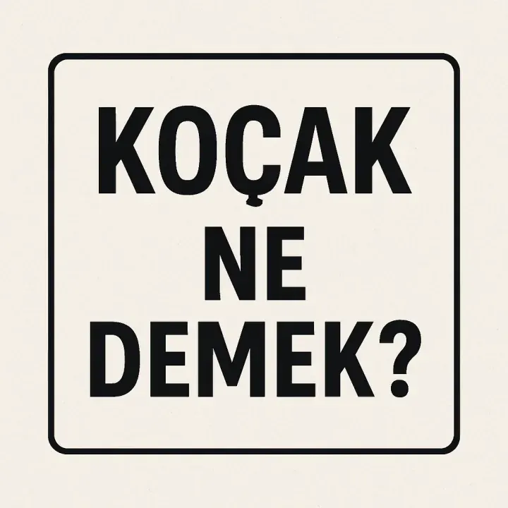 Koçak Ne Demek?