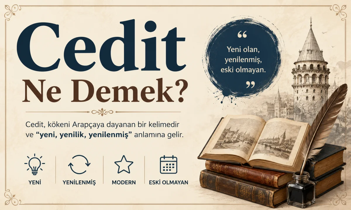 Cedit Ne Demek?