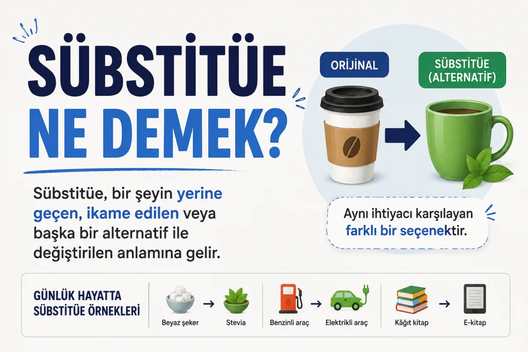Sübstitüe Ne Demek?