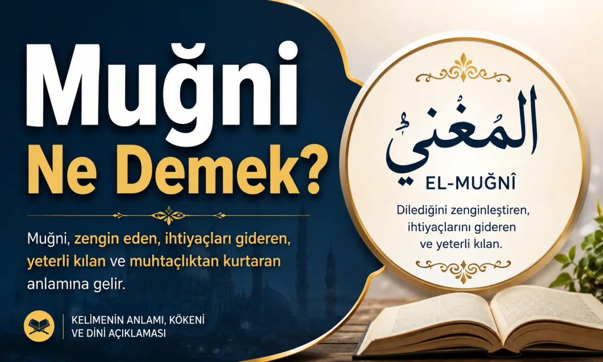 Muğni Ne Demek?