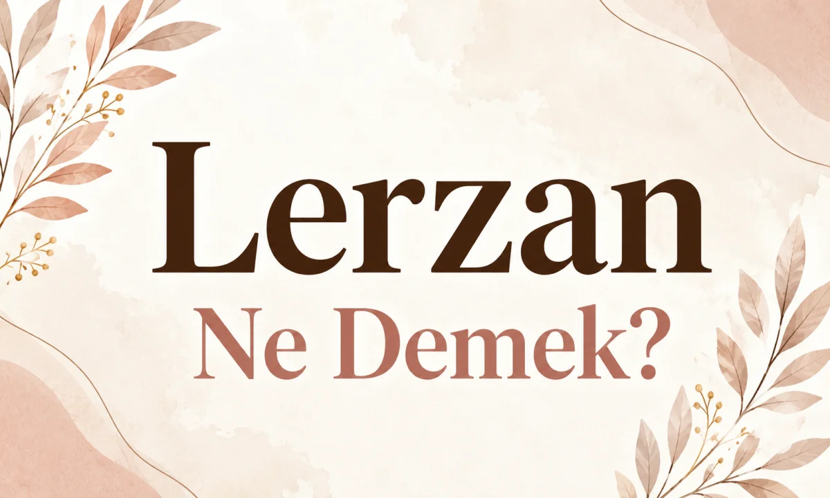 Lerzan Ne Demek?