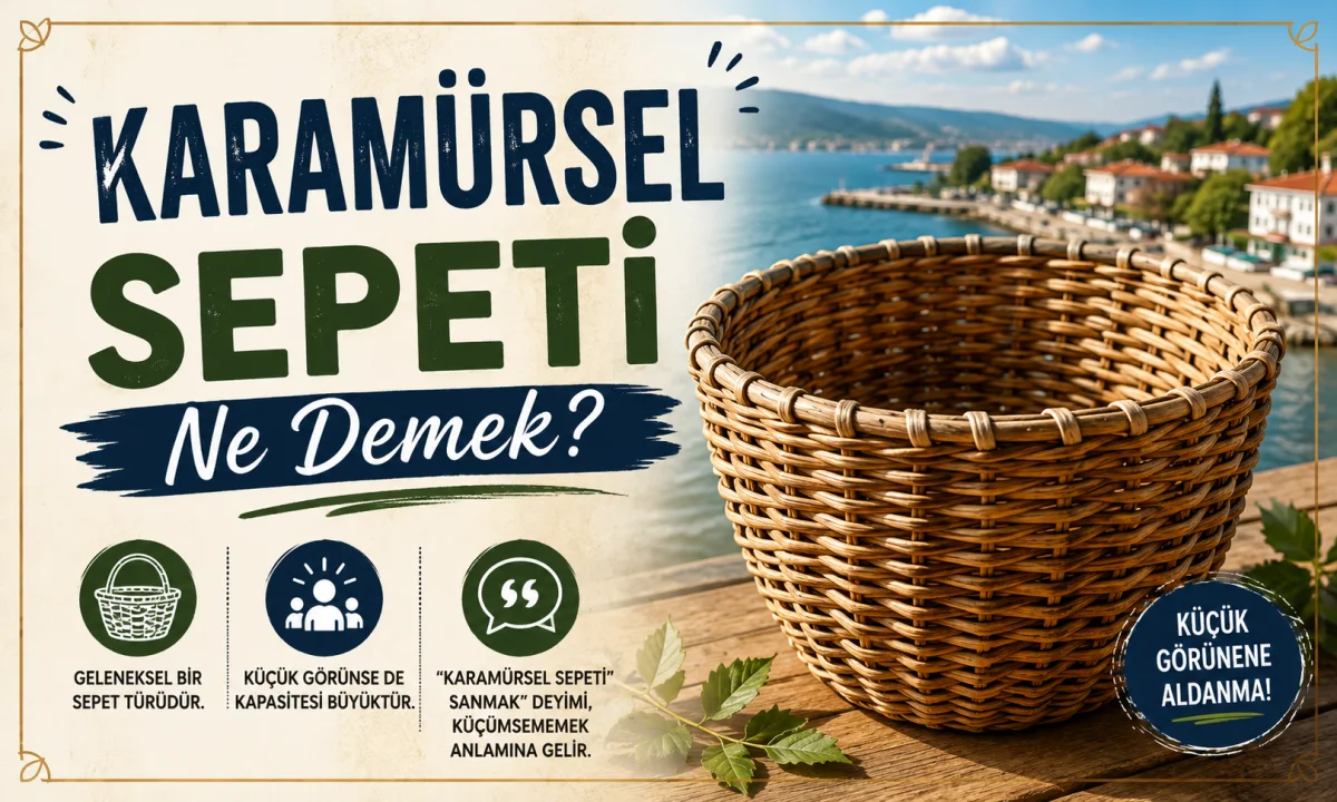 Karamürsel Sepeti Ne Demek?