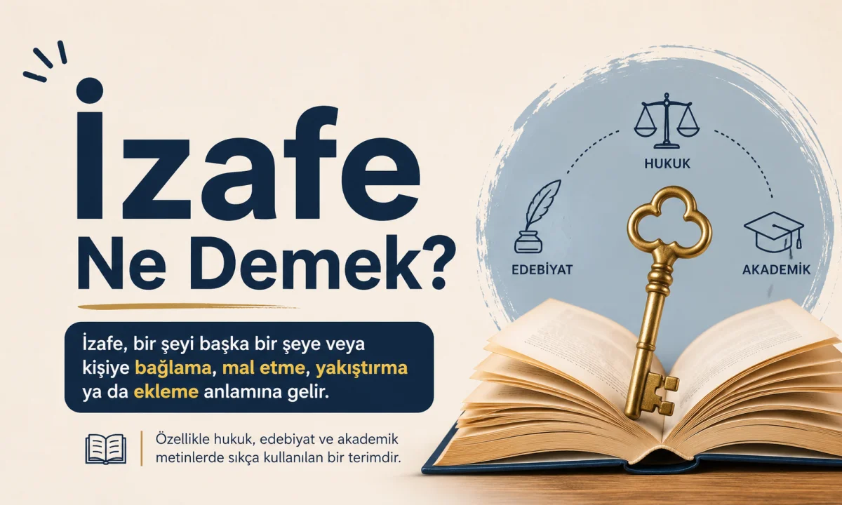 İzafe Ne Demek?