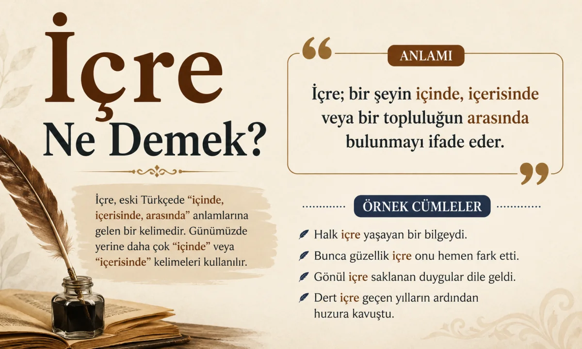 İçre Ne Demek?