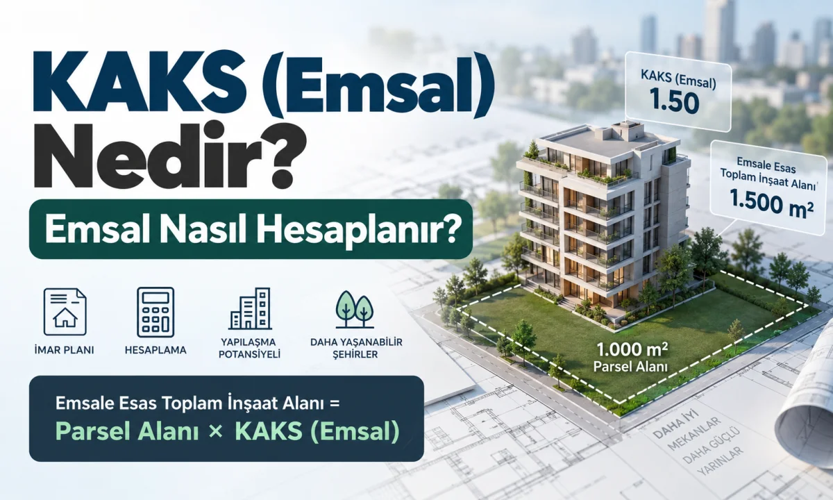 KAKS (Emsal) Nedir? Emsal Nasıl Hesaplanır?
