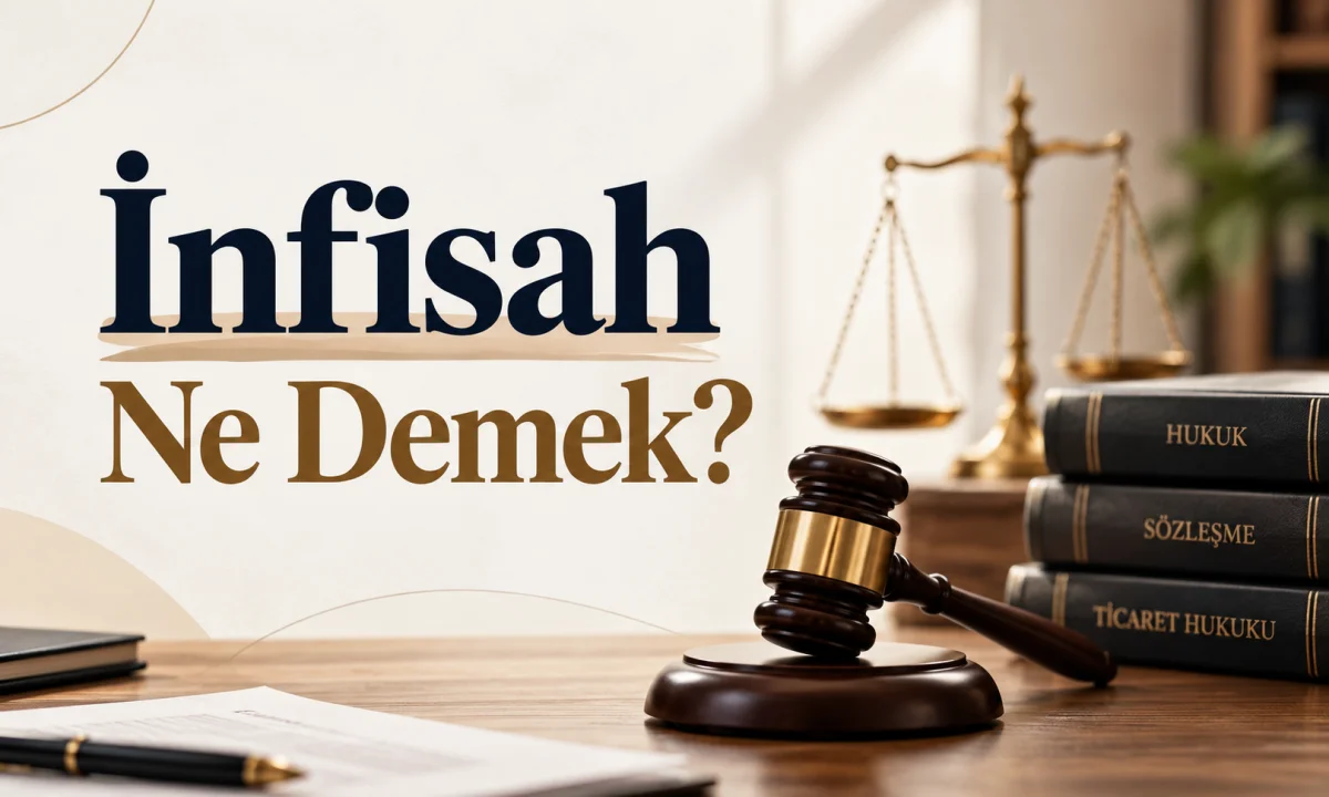 İnfisah Ne Demek?
