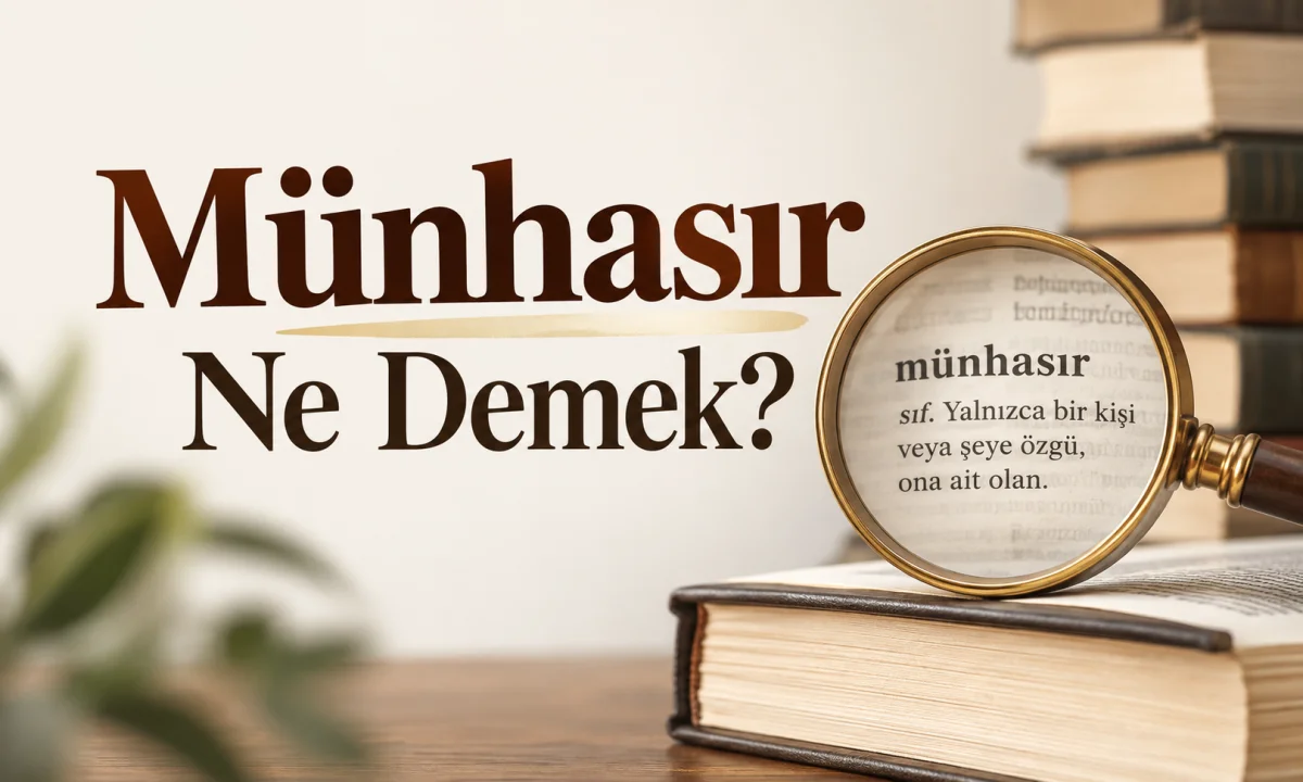 Münhasır Ne Demek?