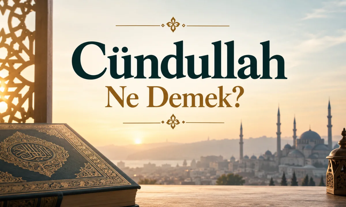 Cündullah Ne Demek?