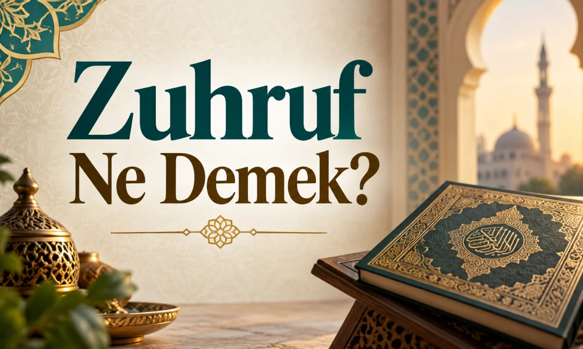 Zuhruf Ne Demek?