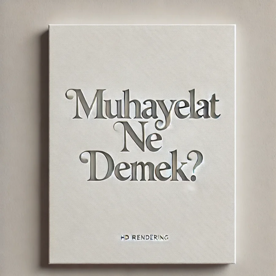 Muhayyelat Ne Demek?