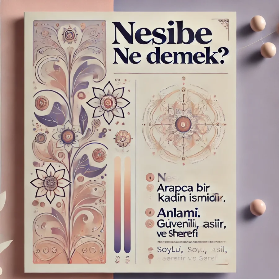 Nesibe Ne Demek?