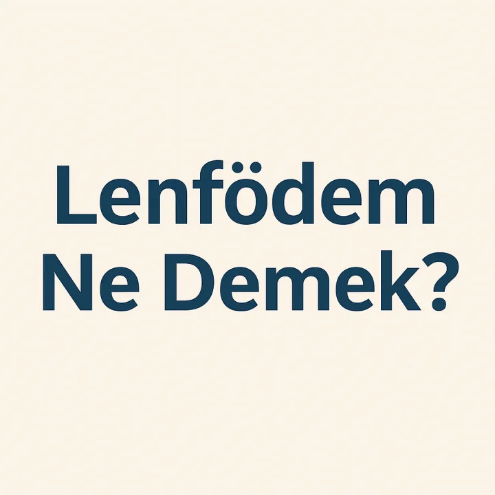 Lenfödem Ne Demek?