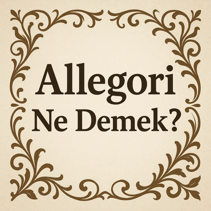 Allegori Ne Demek?