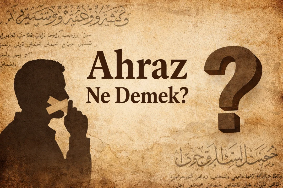 Ahraz Ne Demek?