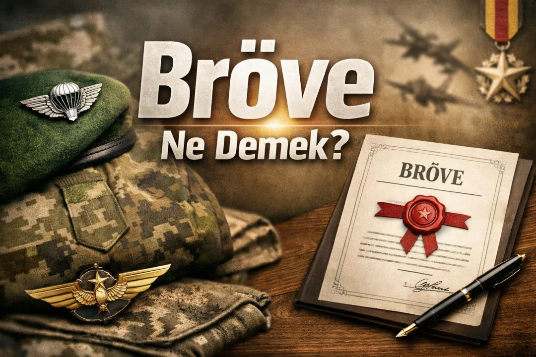 Bröve Ne Demek?