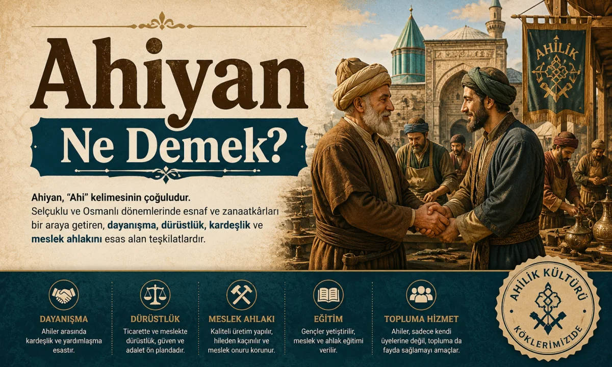 Ahiyan Ne Demek?