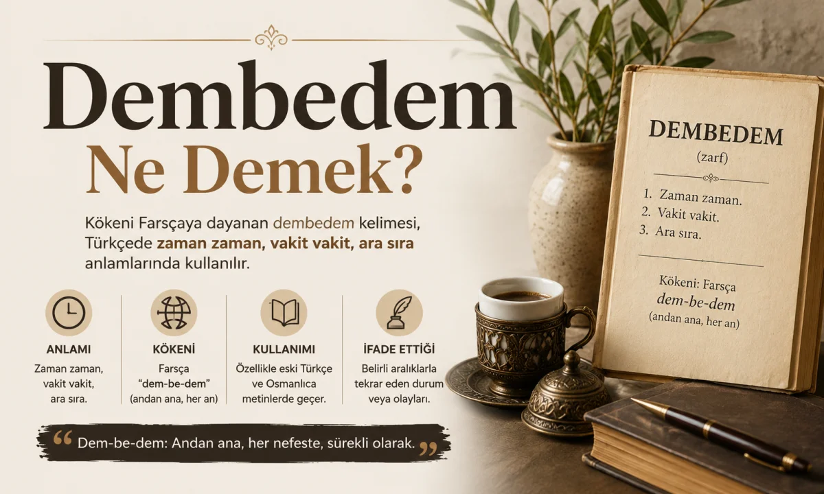 Dembedem Ne Demek?